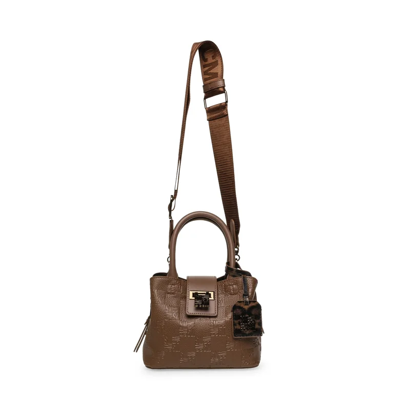 Steve madden tenor-c women's brown/bronze satchel bag